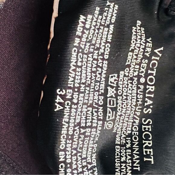 Victoria’s Secret Very Sexy Push up Bra Leopard Cheetah 34A - Picture 3 of 3